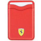 Ferrari Red Cadslot Wallet - Magnetic Wallet for Apple Phones