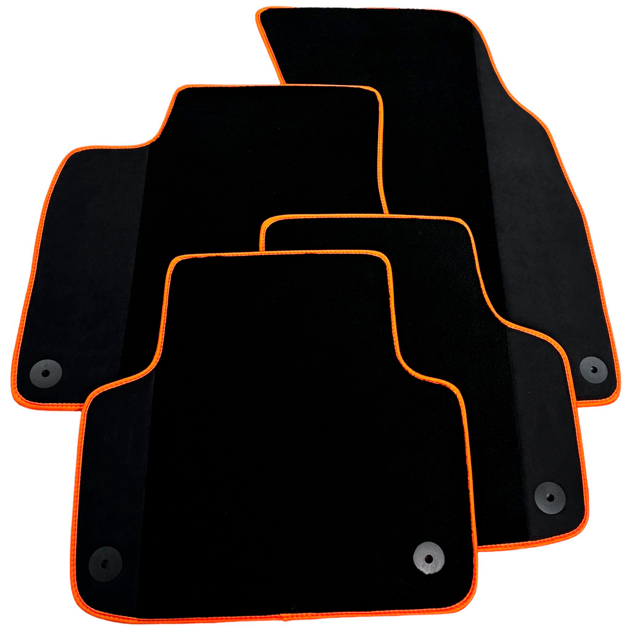 Customizable Black Floor Mats For Lamborghini Urus With Alcantara Leather - AutoWin