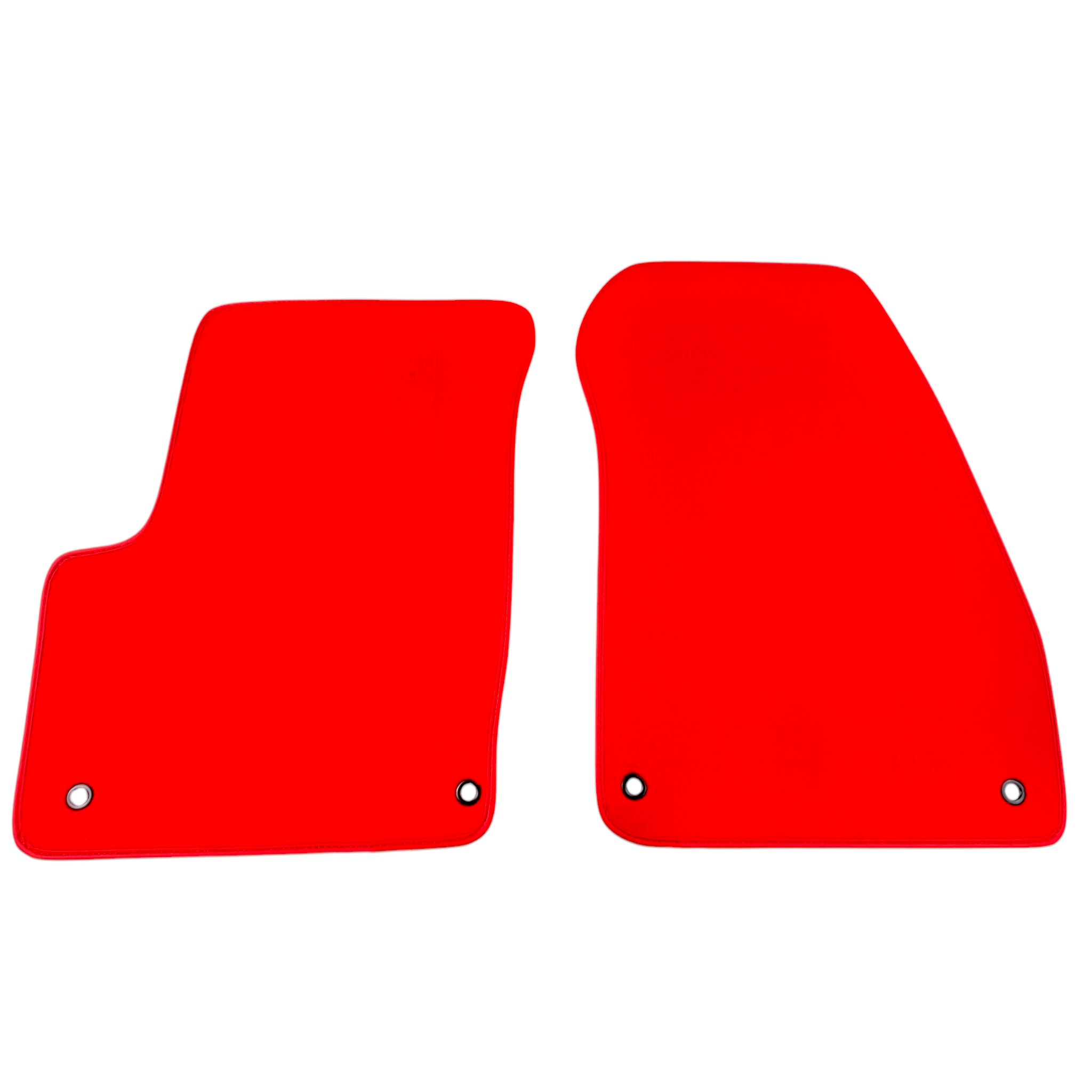 Red Floor Mats for Jeep Renegade (2018-2024) Co Driver with Fixing System | AutoWin