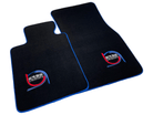 Black Floor Mats For BMW 3 Series E36 Convertible ER56 Design Limited Edition Blue Trim - AutoWin