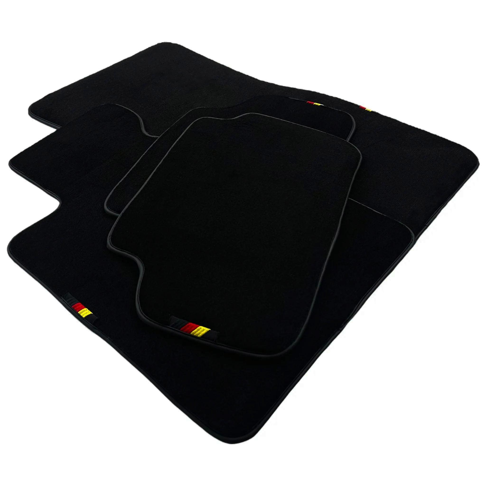 Black Floor Floor Mats For BMW 3 Series E92 Germany Edition - AutoWin