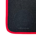 Black Floor Mats For BMW X6 Series F16 | Red Trim
