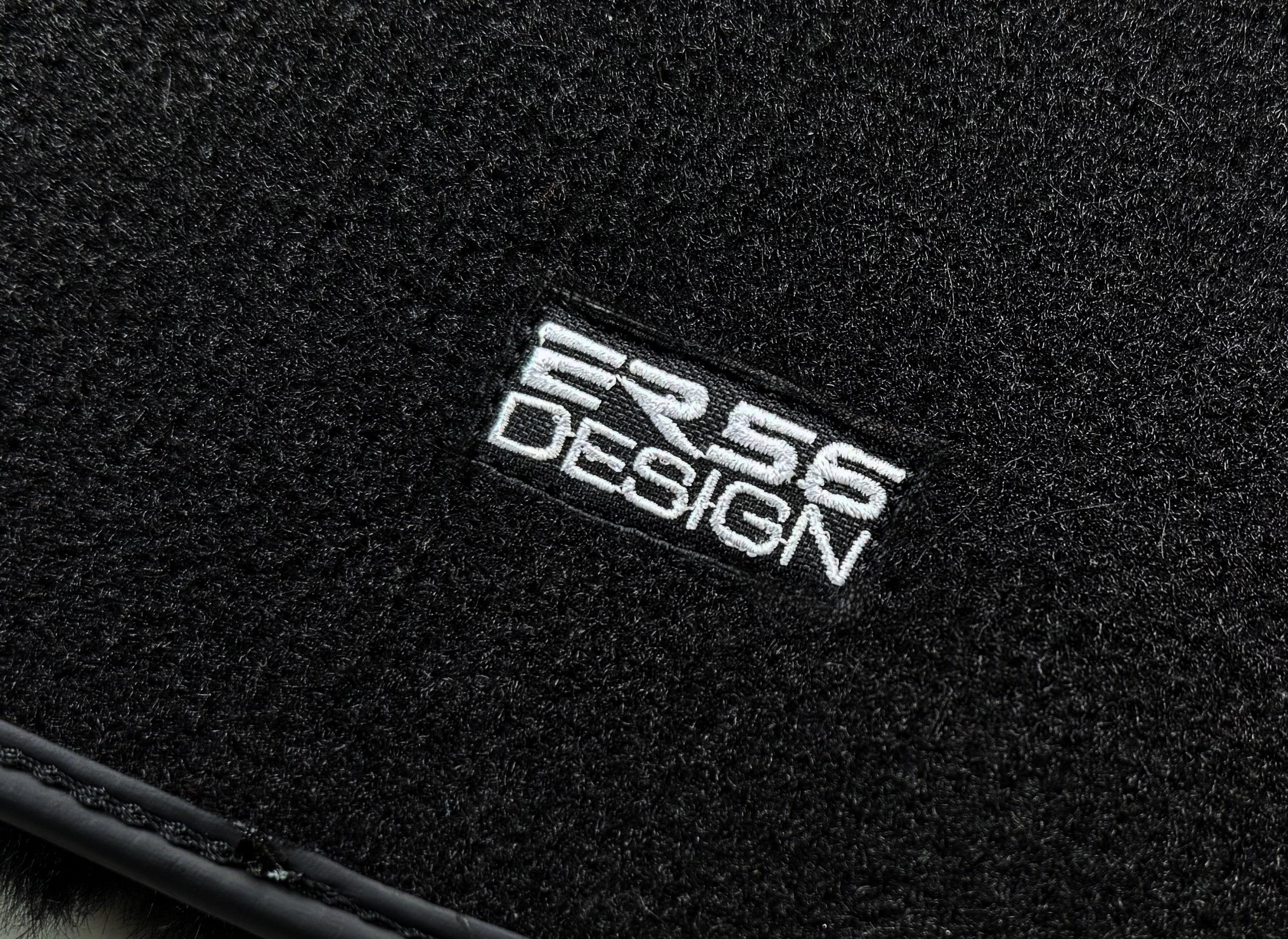 Black Sheepskin Floor Mats For BMW M6 E24 ER56 Design