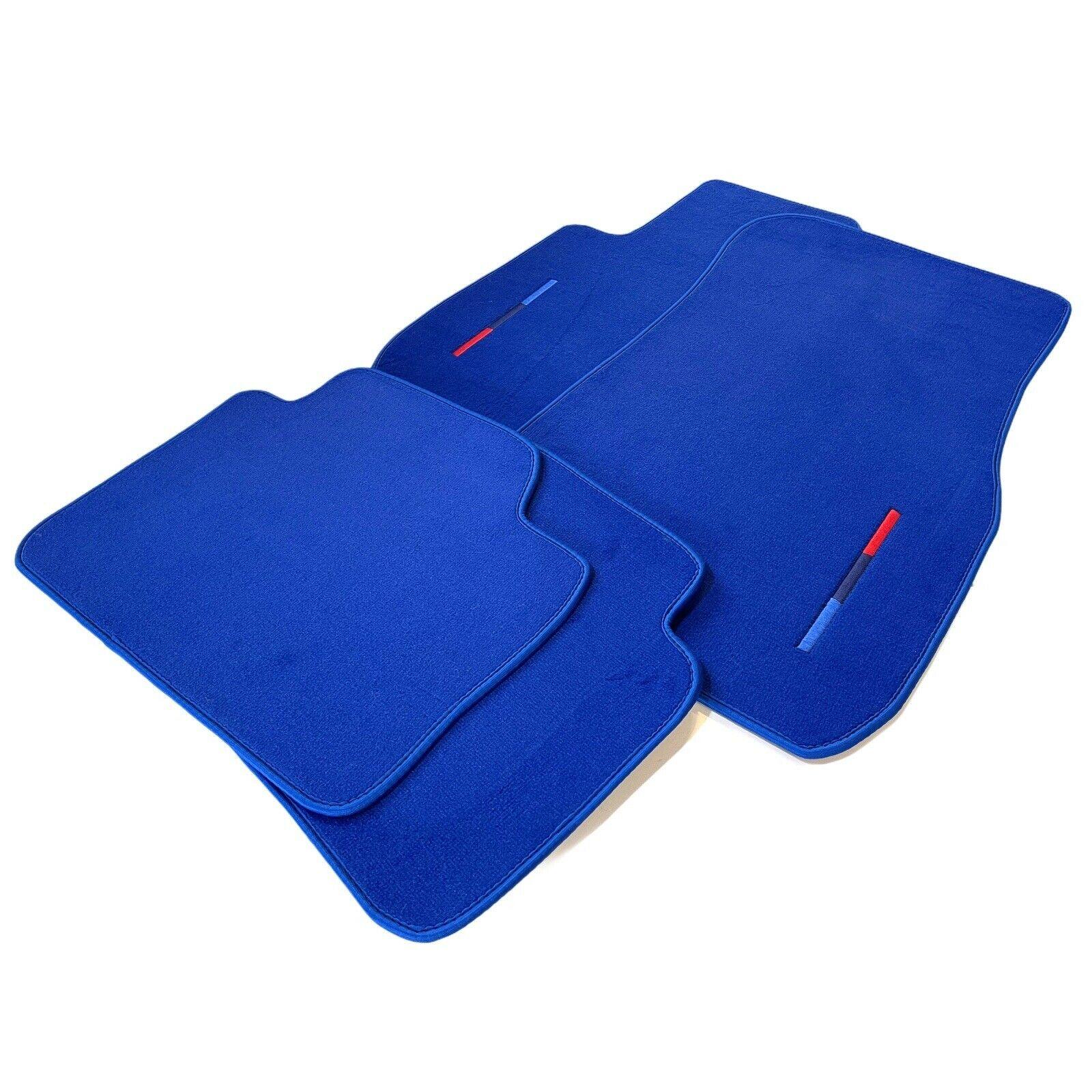 Blue Floor Mats For BMW 7 Series E65 With M Package - AutoWin