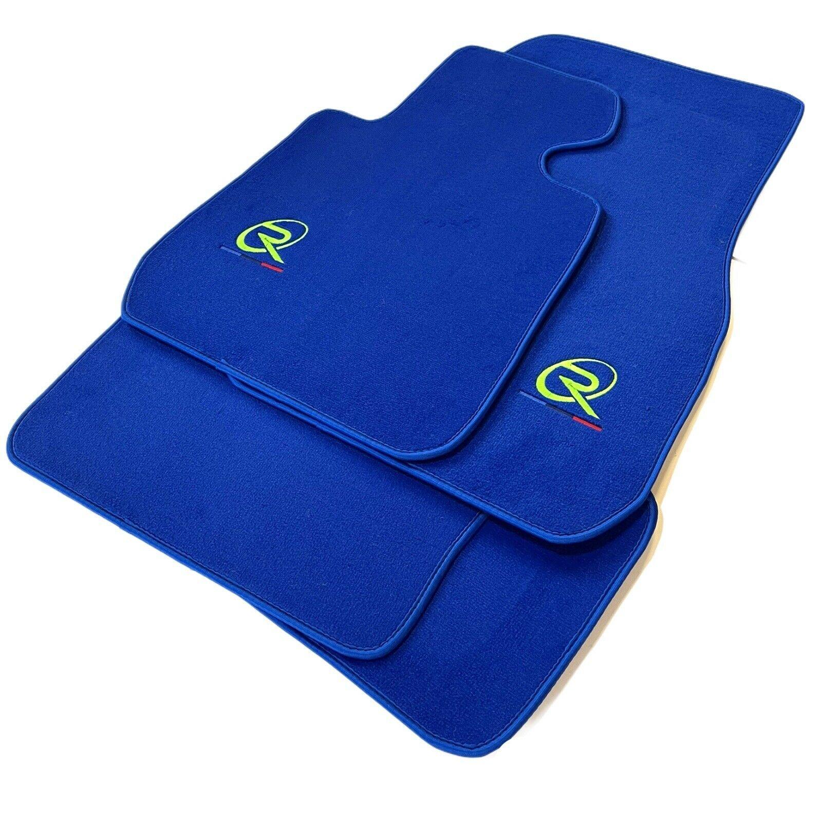 Blue Floor Mats For BMW X6 Series E71 Tailored Set Perfect Fit - AutoWin