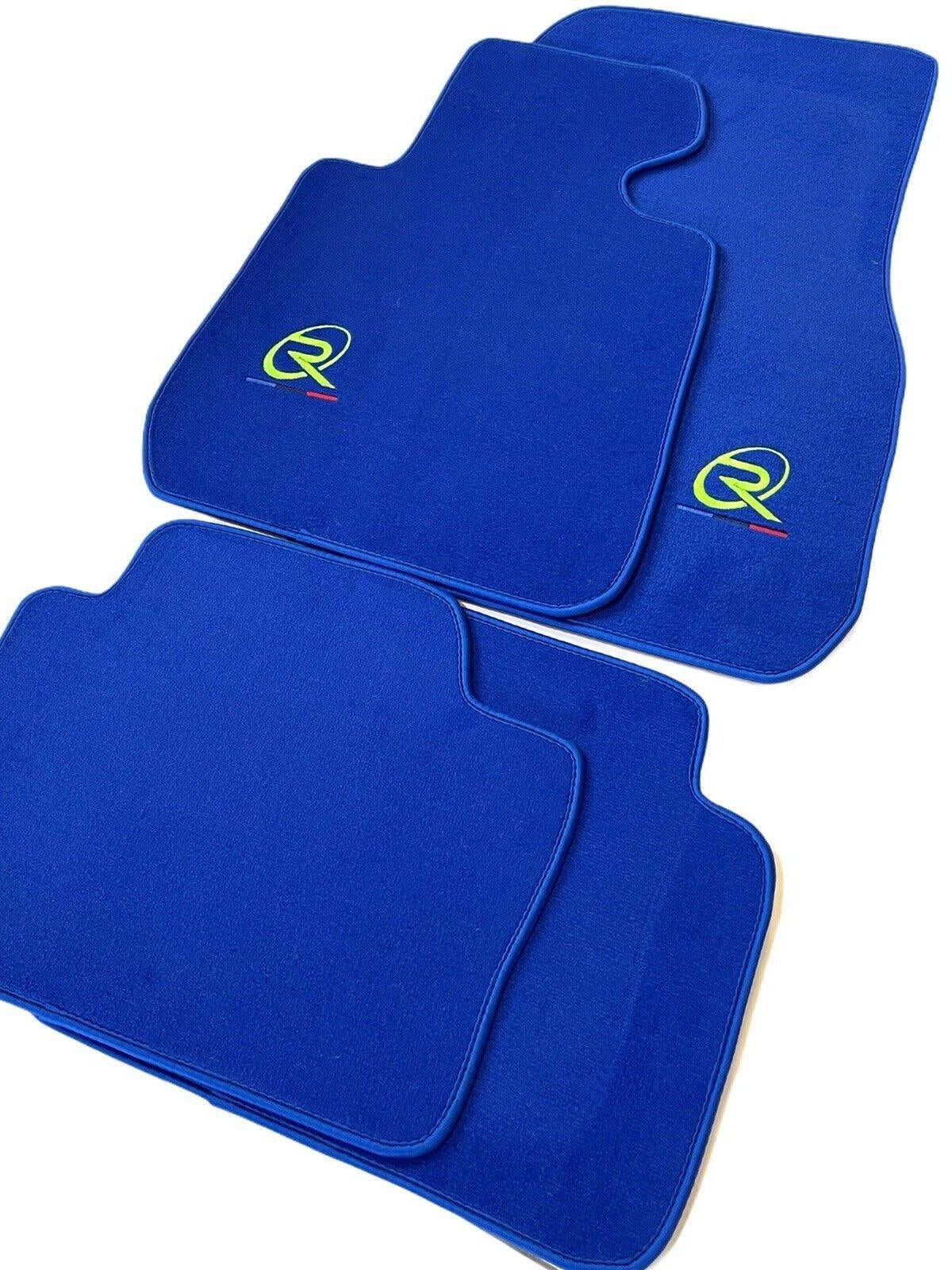 Blue Mats For BMW 1 Series E88 Convertible Tailored Set Perfect Fit - AutoWin