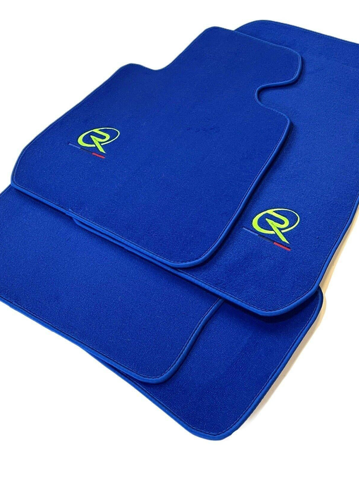 Blue Mats For BMW 2 Series F23 Convertible Tailored Set Perfect Fit - AutoWin