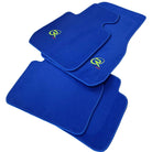 Blue Mats For BMW 6 Series E24 Coupe Tailored Set Perfect Fit - AutoWin