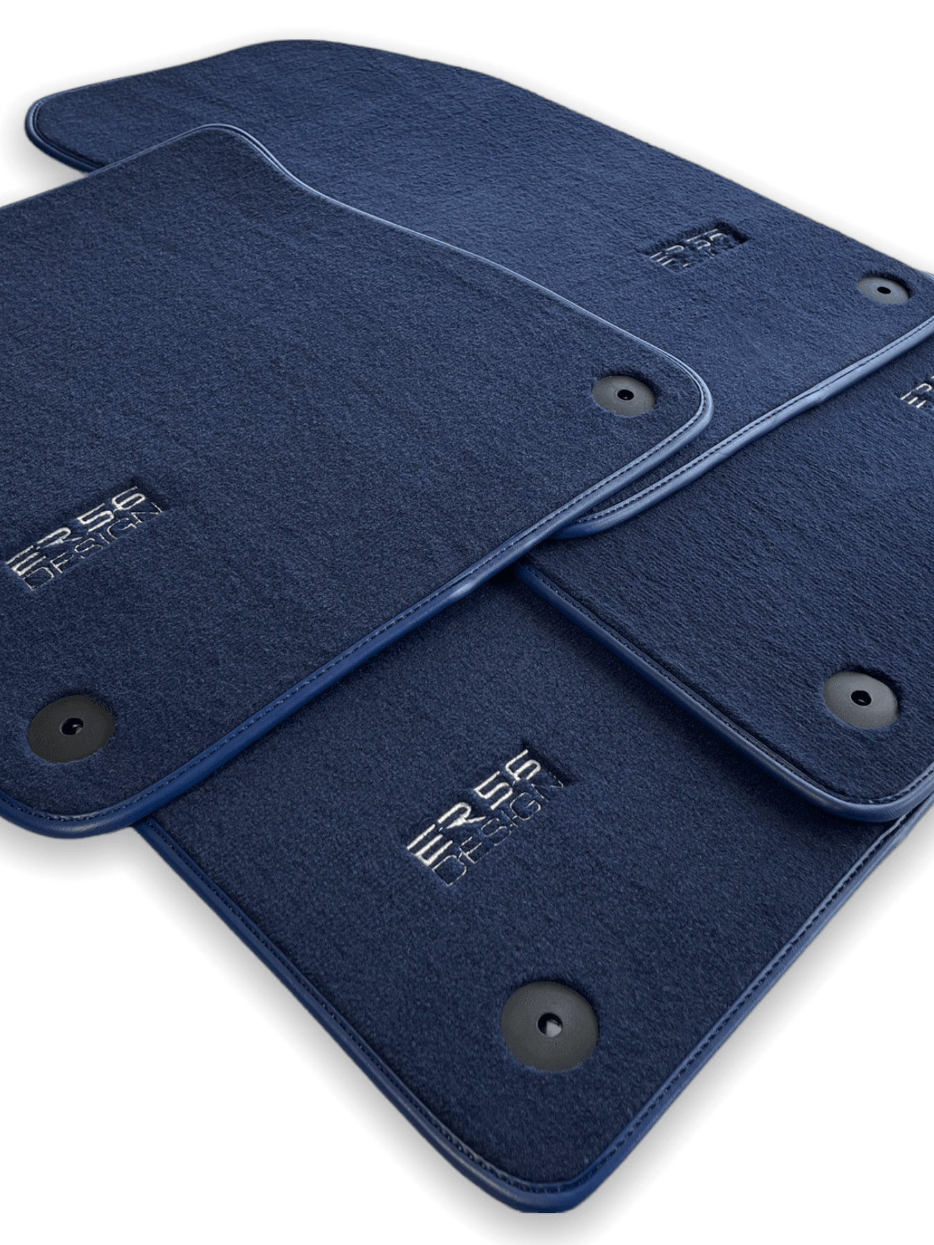 Dark Blue Floor Mats for Audi Q7 4L (2006-2015) | ER56 Design