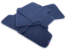 Dark Blue Mats For BMW 3 Series E30 4-doors Sedan With M Package - AutoWin