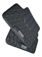 Floor Mats For BMW 3 Series E46 Convertible Black Leather Er56 Design - AutoWin