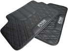 Floor Mats For BMW 7 Series E38 Long Black Leather Er56 Design - AutoWin