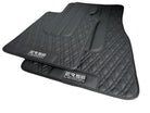 Floor Mats For BMW X3 Series G01 Black Leather Er56 Design - AutoWin