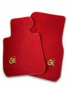 Red Floor Mats For BMW 3 Series G21 5-door Wagon ROVBUT Brand Tailored Set Perfect Fit Green SNIP Collection - AutoWin