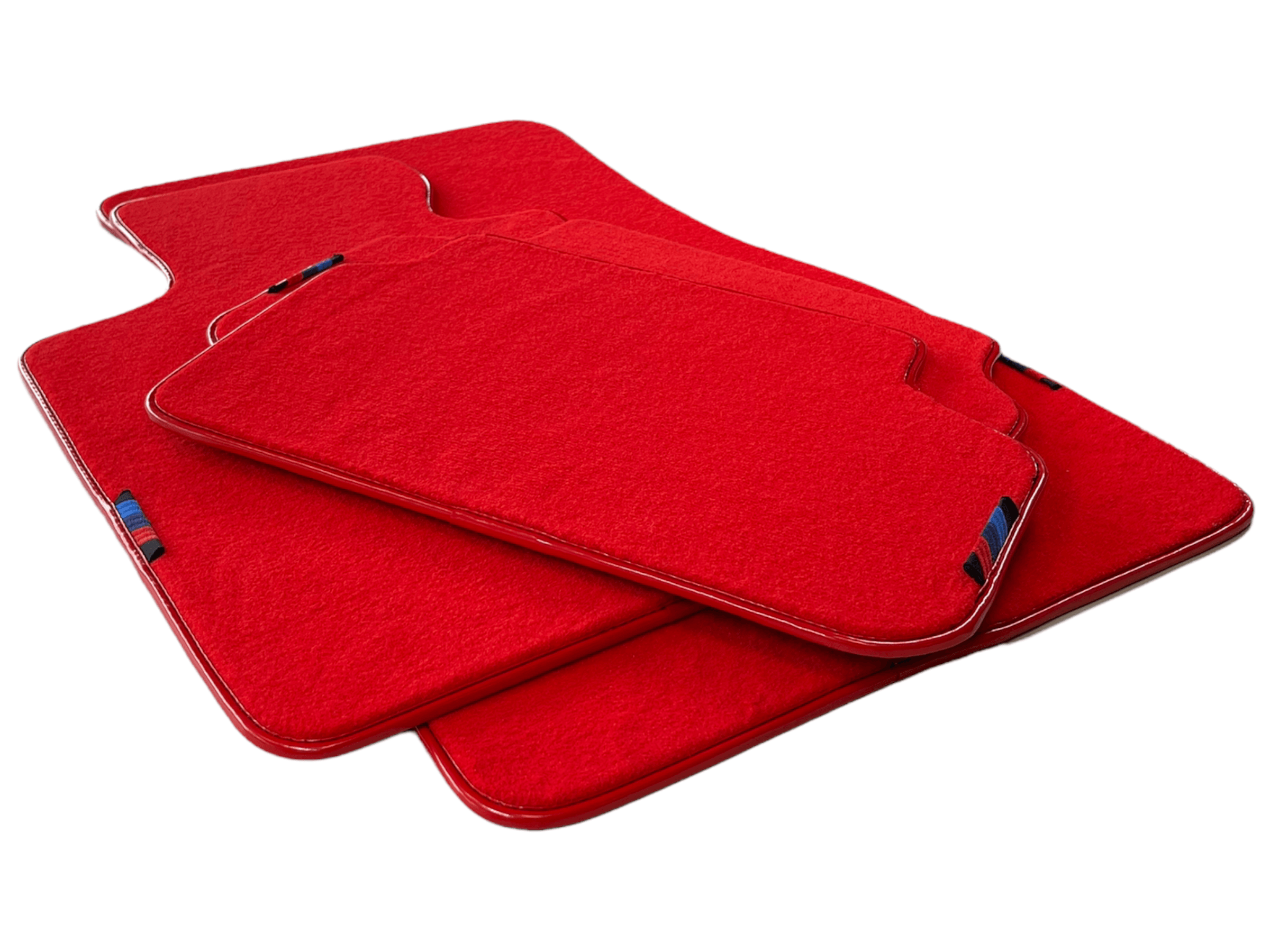 Red Floor Mats For BMW 7 Series G11 With M Package AutoWin Brand - AutoWin