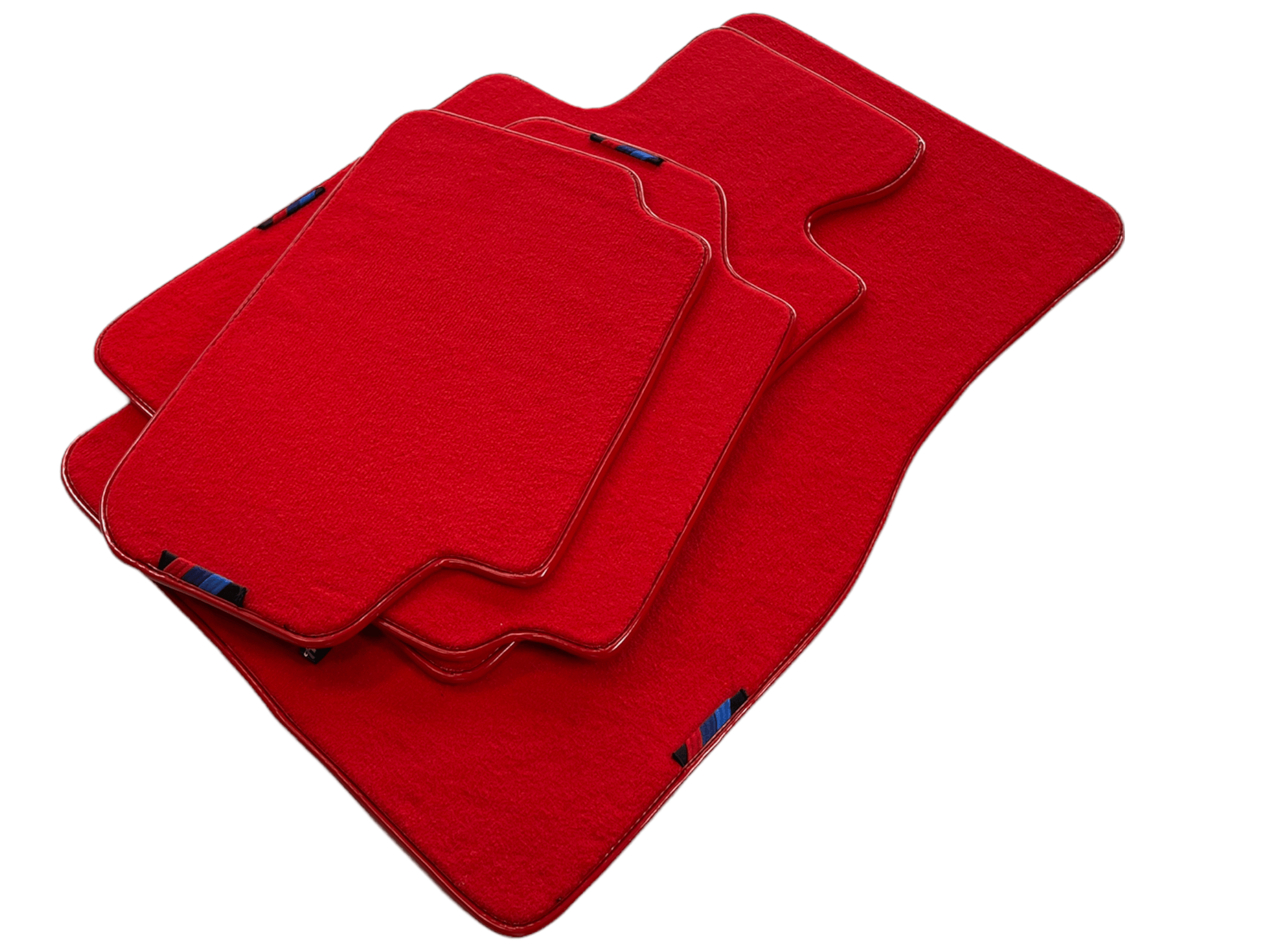 Red Floor Mats For BMW X1 Series F48 With M Package - AutoWin