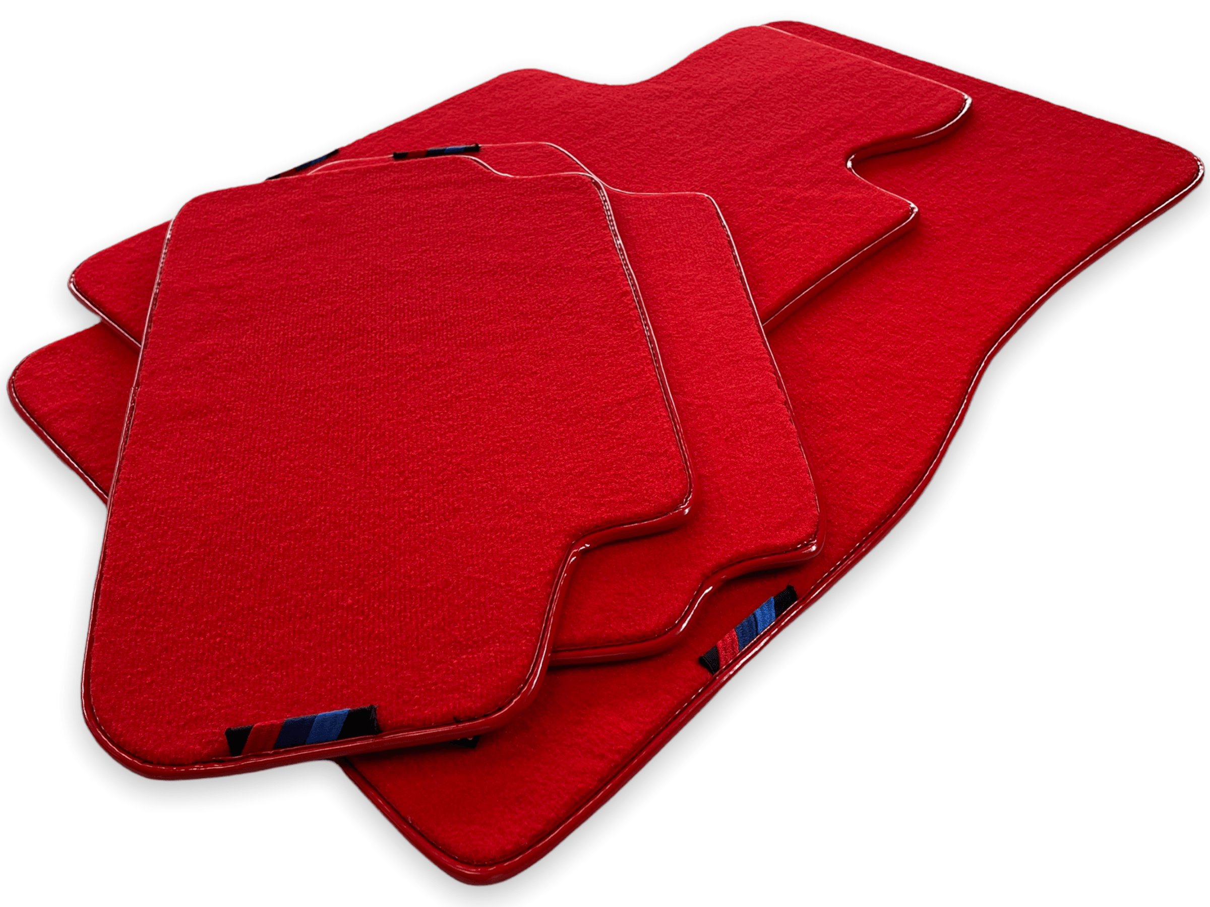Red Floor Mats For BMW X5 Series F15 With M Package AutoWin Brand - AutoWin